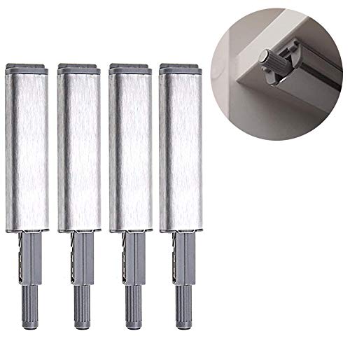 4Pcs Tope Puerta Iman Automatico,Cierre Magnetico para Puerta de Armario,Prensa Iman para Puerta, Cierre Magné Tico para Puerta de Armario de Cocina Libreria Puerta de Armario