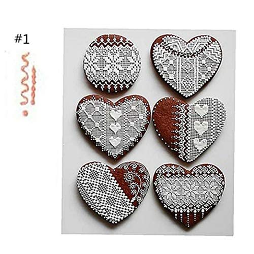 5 Piezas extremidades de Herramienta de Acero Inoxidable formación de Hielo Tubería Boquillas Set Crema Escritura Decoración Decoración de Pasteles de pastelería para Hornear Sugerencia