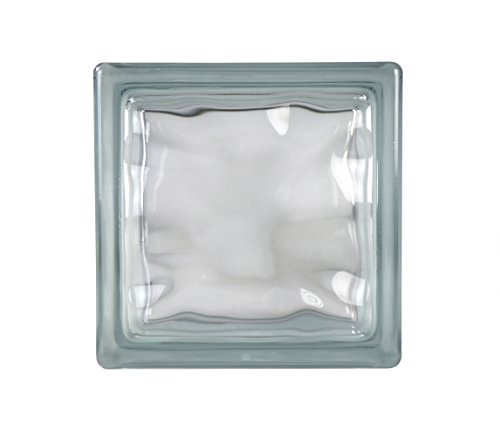 5 piezas FUCHS bloques de vidrio nube neutro 14,5x14,5x8 cm