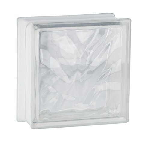 5 piezas FUCHS bloques de vidrio nube neutro 19x19x8 cm