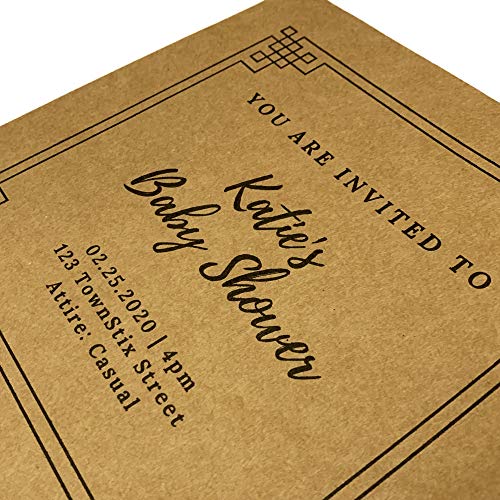 50 hojas, Papel Kraft Marrón Carton A4, 200 g/m²