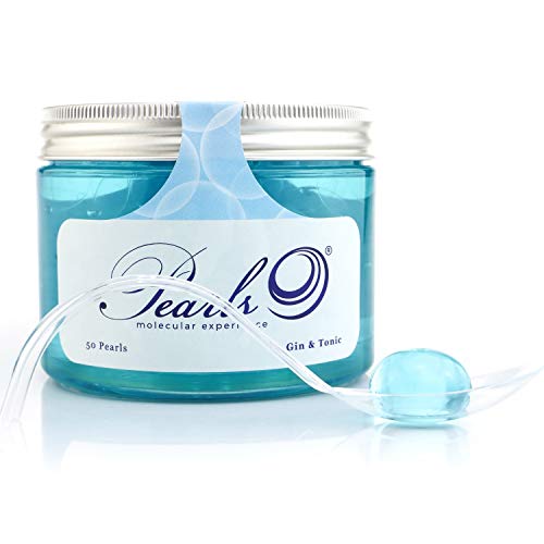 50 Pearls Gin & Tonic - Esferificaciones Premium listas para consumir (50 unidades). La vanguardia de la Gastronomía Gourmet en su mesa, la Coctelería Molecular. Productos Gourmet 2.0.
