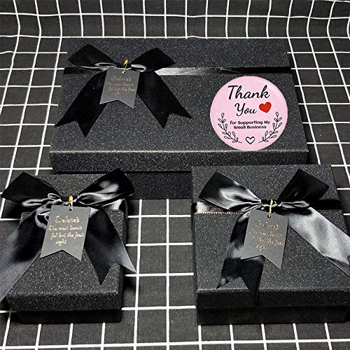 500 pegatinas de agradecimiento para apoyar a mi pequeña empresa, pegatinas de agradecimiento, círculo redondo para hornear pegatinas para sobres, bolsas y suministros para fiestas de 2,5 cm