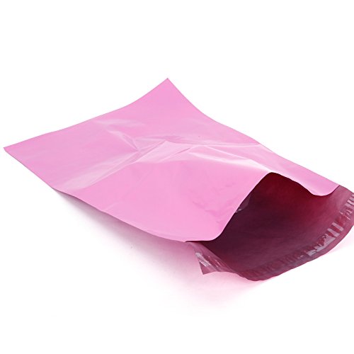 50pcs Bolsas de Envios Bolsas Sacos Sobres Postales para Envios por Correo Bolsas de Plastico Fucsia (305X406MM)