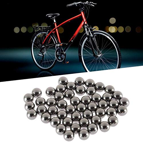 50pcs piezas de repuesto de bola de acero inoxidable de la bicicleta duradera 4 mm 5 mm 6 mm 8 mm 9 mm 10 mm de bicicleta de bicicleta de acero rodamiento de bolitas