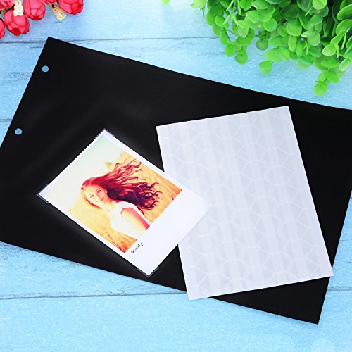 510 Piezas Esquinas de Foto Autoadhesivas (Negro y Transparente)