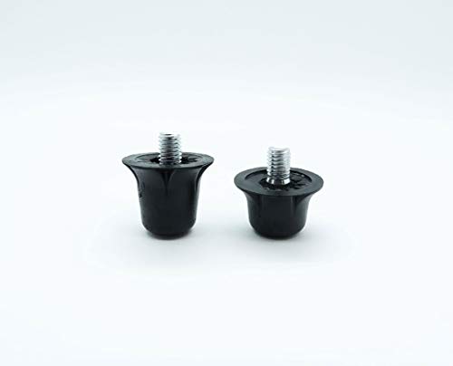 55 Sport Pack de 12 Tacos de fútbol - Negro - 8x13 + 4x16 mm