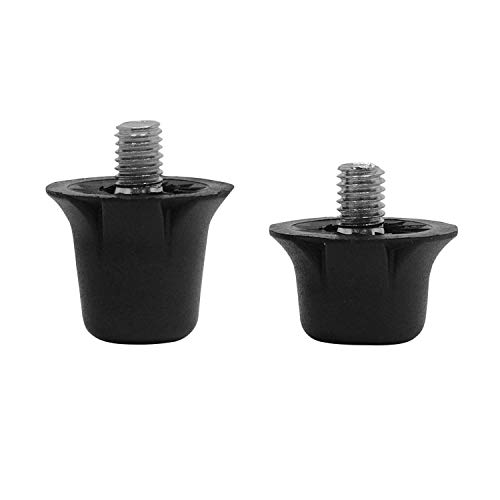 55 Sport Pack de 12 Tacos de fútbol - Negro - 8x13 + 4x16 mm
