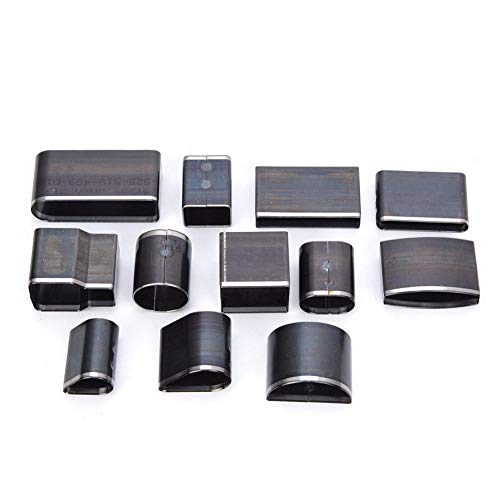 55Pcs Herramienta de perforación de cuero Conjunto de cortador de perforación hueco de un agujero Conjunto de troqueles de perforación de forma redonda de corte de cuero Herramienta de joyería DIY de