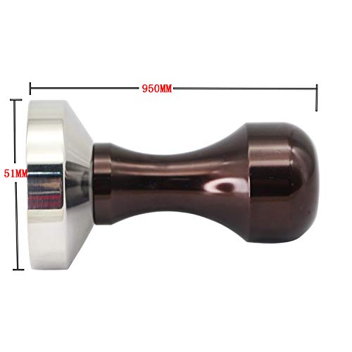 58 mm Tamper, manipulador de café, manipulador para espresso, profesional Barista, accesorio para máquina de café con herramienta 100% plana de acero inoxidable