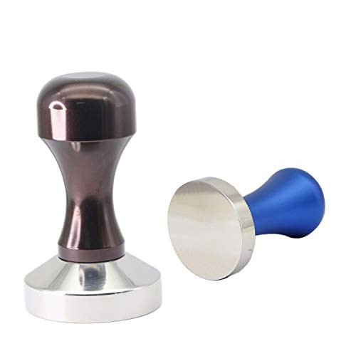 58 mm Tamper, manipulador de café, manipulador para espresso, profesional Barista, accesorio para máquina de café con herramienta 100% plana de acero inoxidable