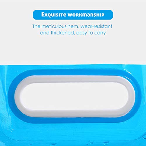 5L / 10L Beber Agua Bolsa, Plegable Portátil Jarro De Agua De Emergencia De Agua De Almacenamiento Carrier para Practicar Deporte Mountaineer Cocinar del Campo De Picnic Barbacoa (Azul)