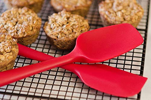 6 Piezas Espátulas de Silicona Paleta Utensilios Cocina, Protección del Medio Ambiente, No Tóxico, Antiadherente, Resistente al Calor