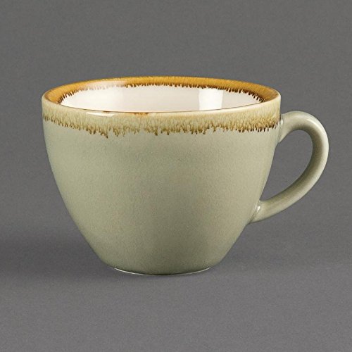 6 x Olympia horno Cappucino taza musgo 8oz/230ml tazas de café té servir vajilla