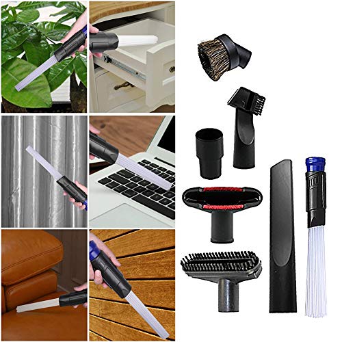 6pcs / Lot Universal Aspirador Accesorios Kit de Limpieza Herramienta de división de Boquilla de Cepillo para Manguera estándar de 32 mm