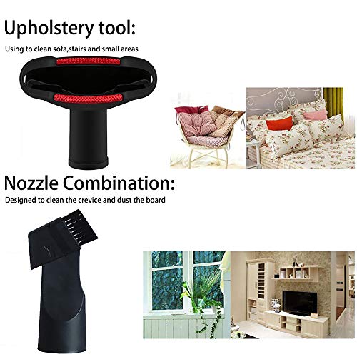 6pcs / Lot Universal Aspirador Accesorios Kit de Limpieza Herramienta de división de Boquilla de Cepillo para Manguera estándar de 32 mm