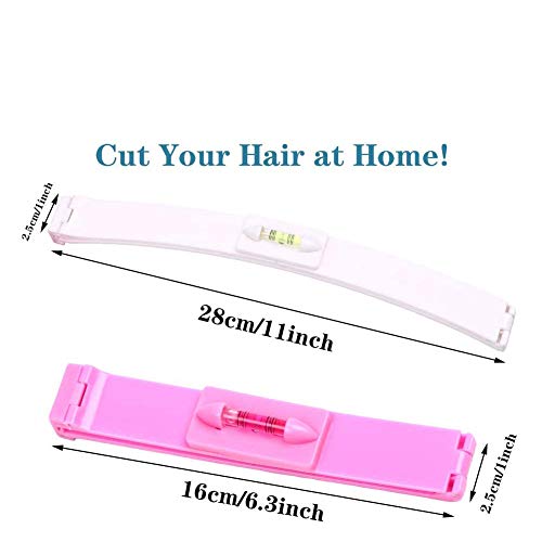 7 piezas de herramientas de corte de cabello, herramienta de corte de cabello profesional para el hogar, kits de estilo de recortadora para el hogar de bricolaje para capas, flequillo