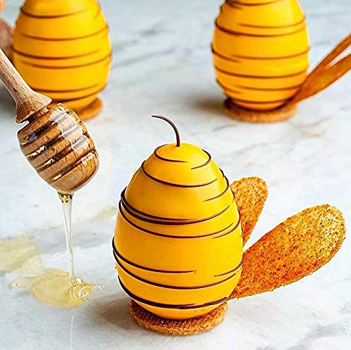 8 agujeros de Pascua de Navidad mousse de huevo molde de pastel de silicona molde 3D diy para hornear magdalena magdalenas, blanco