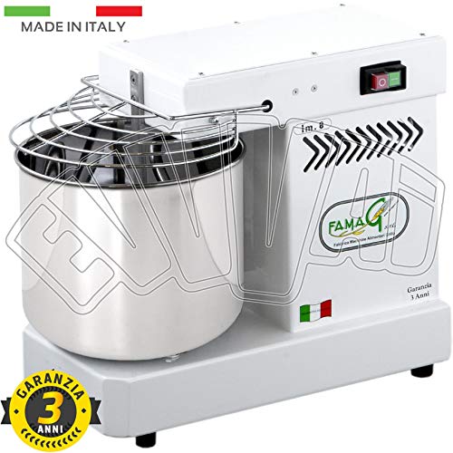 8 kg – Amasadora a espiral FAMAG im 8 amasador con bañera de acero inoxidable