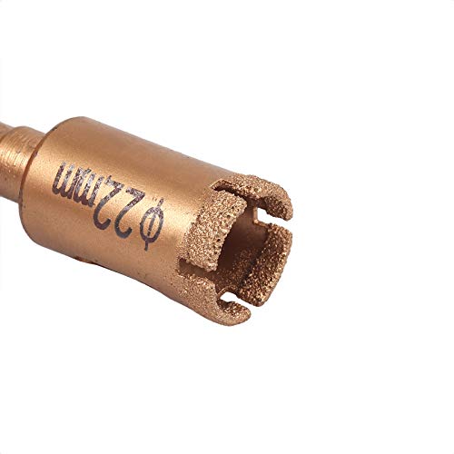 8 Piezas 6-50mm Brocas Diamante de Acero Brocas de Corte para Azulejos en Húmedo / en Seco para Perforación en Vidrio Ceramica Baldosas Mármol Granito Chapa de Yeso y de PVC