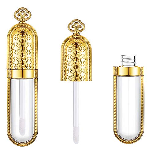 8 Piezas 8 ml Tubo de Brillo Labial Plástico Vacío, Botella de Bálsamo Labial Recargable, Cosméticos Contenedor Tubo, para Viajes, Viaje De Negocios