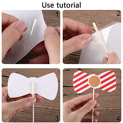 80 Pcs DIY Photo Booth, BESTZY Nuevo Estilo Photocall Atrezzo Favorecer Incluyendo cómica divertida creativa Bigotes Gafas Pelo Arcos Sombreros labios