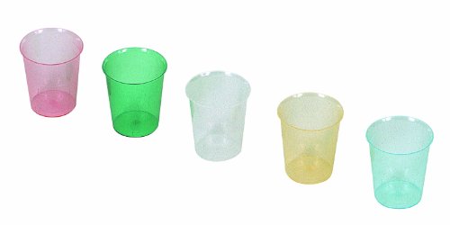 80 pcs vasos para medicamentos medicina taza vasos de chupito colour: colour amarillo