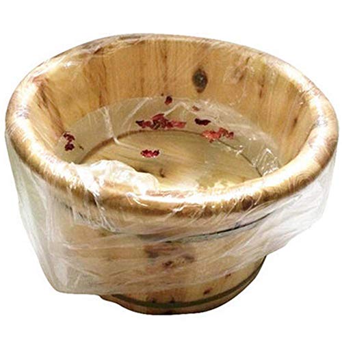 80 UNIDS Desechables Forros para Tina de Baño Baño de Pie Bolsa de Lavabo Bolsa de Plástico Pedicura Footbath Film Barril Bolsas para Pies Pedicura Spa Cuidado de la piel