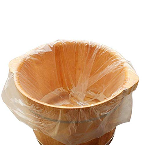 80 UNIDS Desechables Forros para Tina de Baño Baño de Pie Bolsa de Lavabo Bolsa de Plástico Pedicura Footbath Film Barril Bolsas para Pies Pedicura Spa Cuidado de la piel