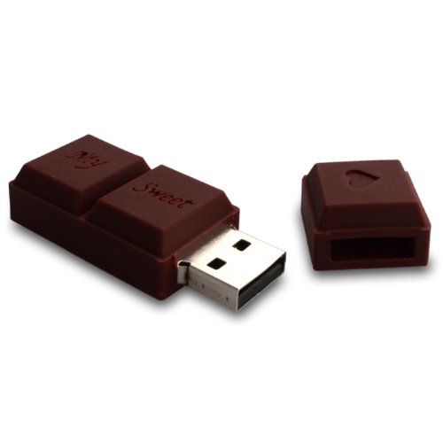 818-Shop No11800070016 - Memoria USB 2.0 de 16 GB, diseño Chocolate
