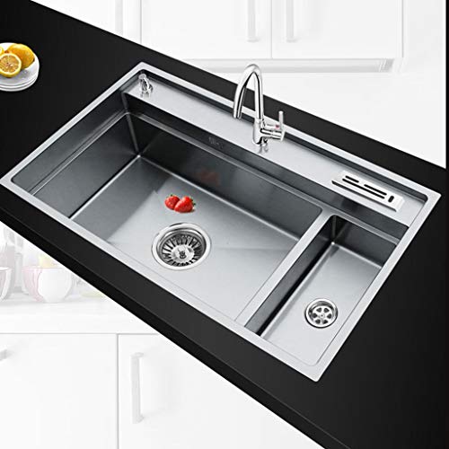 860X500X180mm instalación de Acero Inoxidable Fregadero de Cocina Doble Recipiente Cuadrado de Undermount Y Flushmount Fregaderos de un seno 12.16