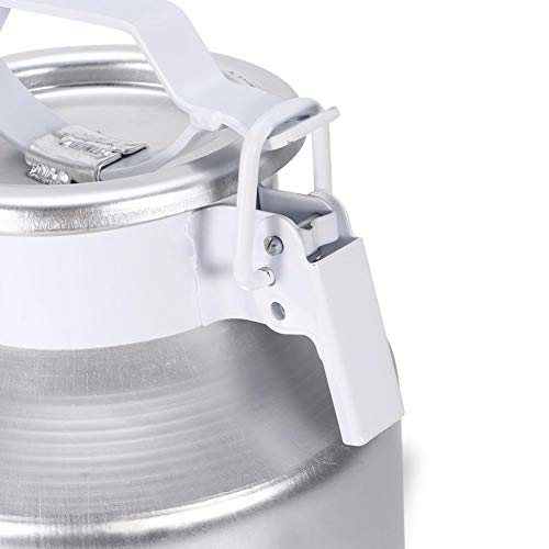 8L Aleación de aluminio Lata de leche Recipiente para ollas Dispensador de leche Cubo de vino Cubo Jarra para uso en restaurantes pesados