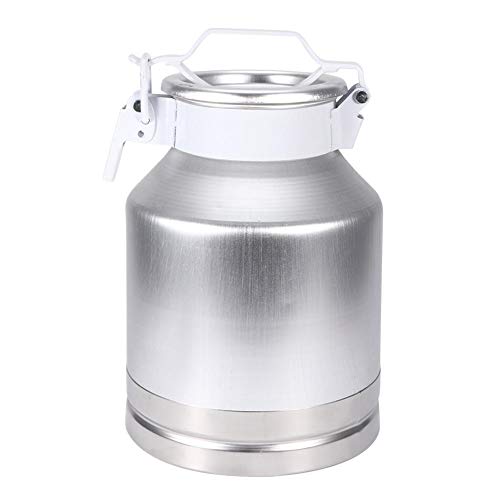 8L Aleación de aluminio Lata de leche Recipiente para ollas Dispensador de leche Cubo de vino Cubo Jarra para uso en restaurantes pesados