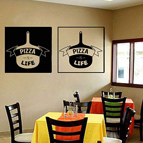 91X42Cm Etiqueta De Pared Vinilo Ratio Es Vida Restaurante Restaurante Apliques Cocina Diseño De Interiores Mural Decoración Del Hogar Cartel