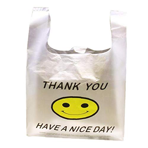 95pcs / Pack Y Bolsas De Supermercado Bolsa De Plástico con La Manija Food Packaging Bolsas para La Cocina-30 * 45cm
