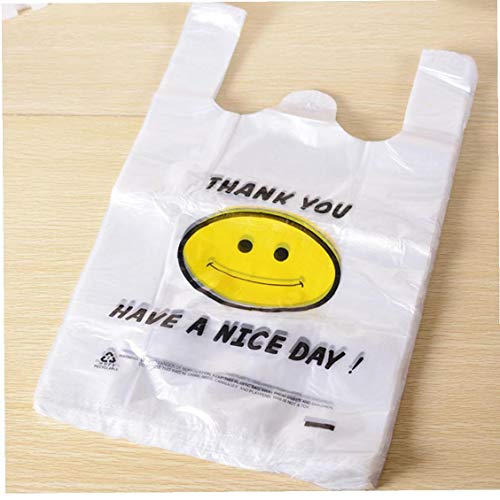 95pcs / Pack Y Bolsas De Supermercado Bolsa De Plástico con La Manija Food Packaging Bolsas para La Cocina-30 * 45cm