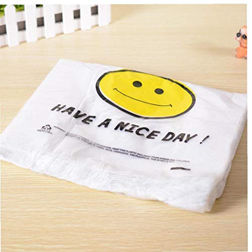 95pcs / Pack Y Bolsas De Supermercado Bolsa De Plástico con La Manija Food Packaging Bolsas para La Cocina-30 * 45cm