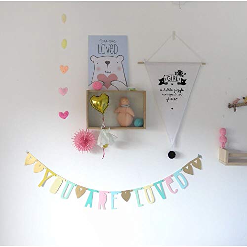 A Little Lovely Company - Guirnalda Letras Para Banner, Color Pastel