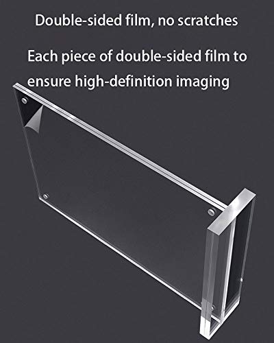 A4 soportes de acrílico para carteles,Estante de exhibición de carteles de menú,panel ultra claro de alta definición,panel acrílico transparente de cristal,película de doble cara,Soporte de sobremesa