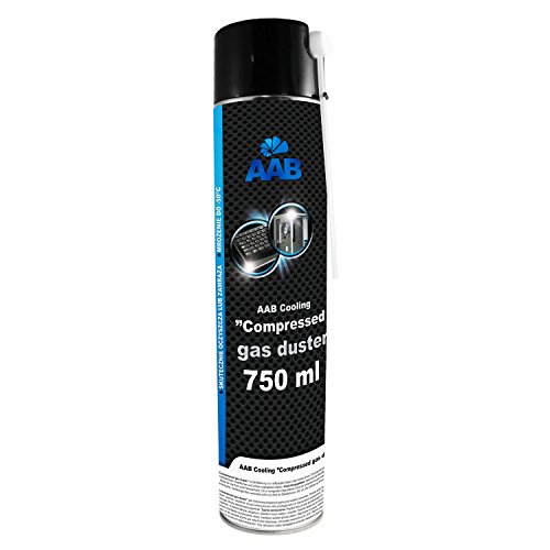 AAB Cooling Compressed Gas Duster 750ml - Spray de Hielo para Congelación de Tuberías, Spray para Congelar, Hielo Spray, Spray de Congelación, Spray de Enfriamiento