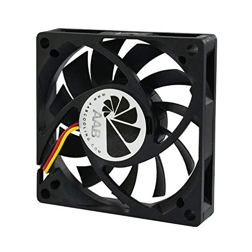 AABCOOLING Fan 7 - Un Silencioso Ventilador PC de la Serie Económica, Fan PC, Ventilador 12V Coche, Ventilador 7cm, 70mm Fan Cooler, 29 m3/h, 2500 RPM 24 dB (A)