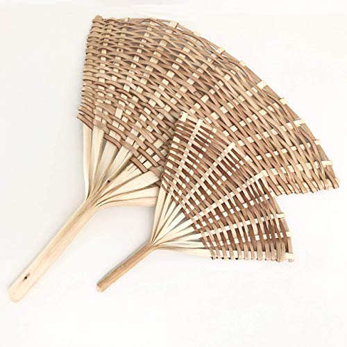 Abanicos pai pai de mimbre. Abanicos mimbre. Abanico hecho a mano. Handmade fan. Tatiana Riego Complementos