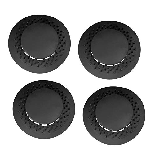 Abfluss UFO Juego de 4 piezas, 80 mm Cedazo de descarga de silicona, Fabricado en Alemania, también se adapta a Viega Tempoplex