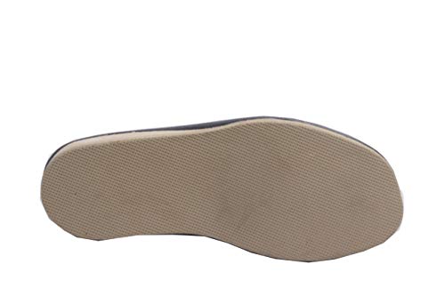 Absoft - Pantuflas para mujer de 100 % fieltro con bordado floral, color Gris, talla 42 EU