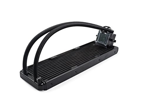 Abysm Atlántico 360 - Kit de Refrigeración Líquida 360 mm con Display de Temperatura y RPM, Color Negro