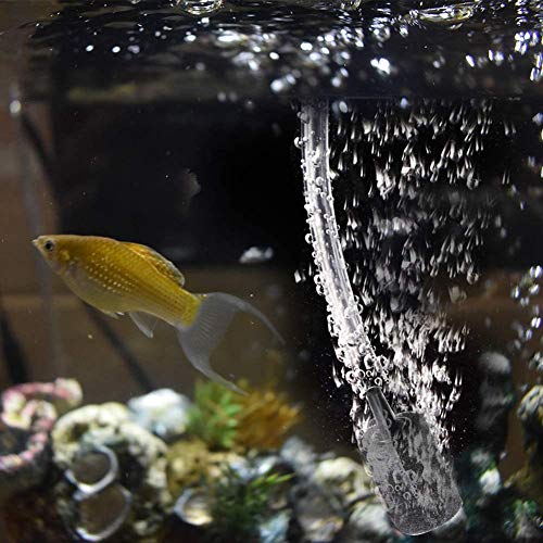 Accesorios de bomba de aire para tanque acuario 34 PCS, 4 m Acuario Tubo, 2 piedras de aire acuario, 2 válvulas de retención y 24 conectores, 6 ventosas, aerolínea bomba de aire estándar de acuario