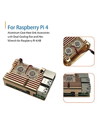 Accesorios del radiador de la caja de aluminio Ventilador de doble enfriamiento y llave hexagonal Tarta de frambuesa 4 / 4B