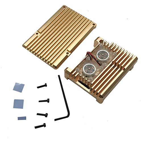 Accesorios del radiador de la caja de aluminio Ventilador de doble enfriamiento y llave hexagonal Tarta de frambuesa 4 / 4B