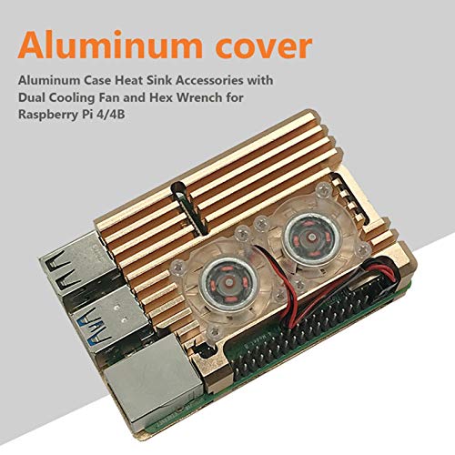 Accesorios del radiador de la caja de aluminio Ventilador de doble enfriamiento y llave hexagonal Tarta de frambuesa 4 / 4B
