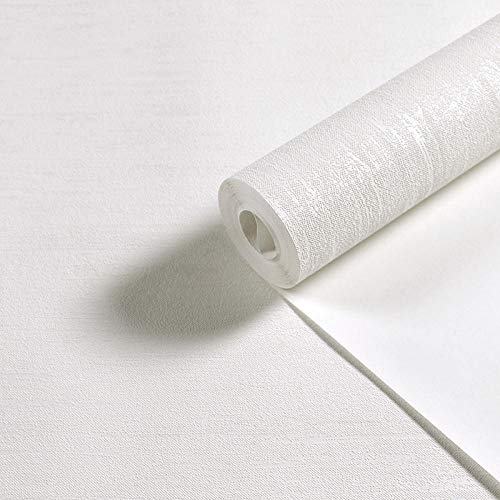 ACCEY Moderno minimalista pigmento puro color imitación diatomeas barro hogar papel pintado arpillera raya retro sala de estar dormitorio ingeniería papel tapiz-humo gris papel tapiz solo